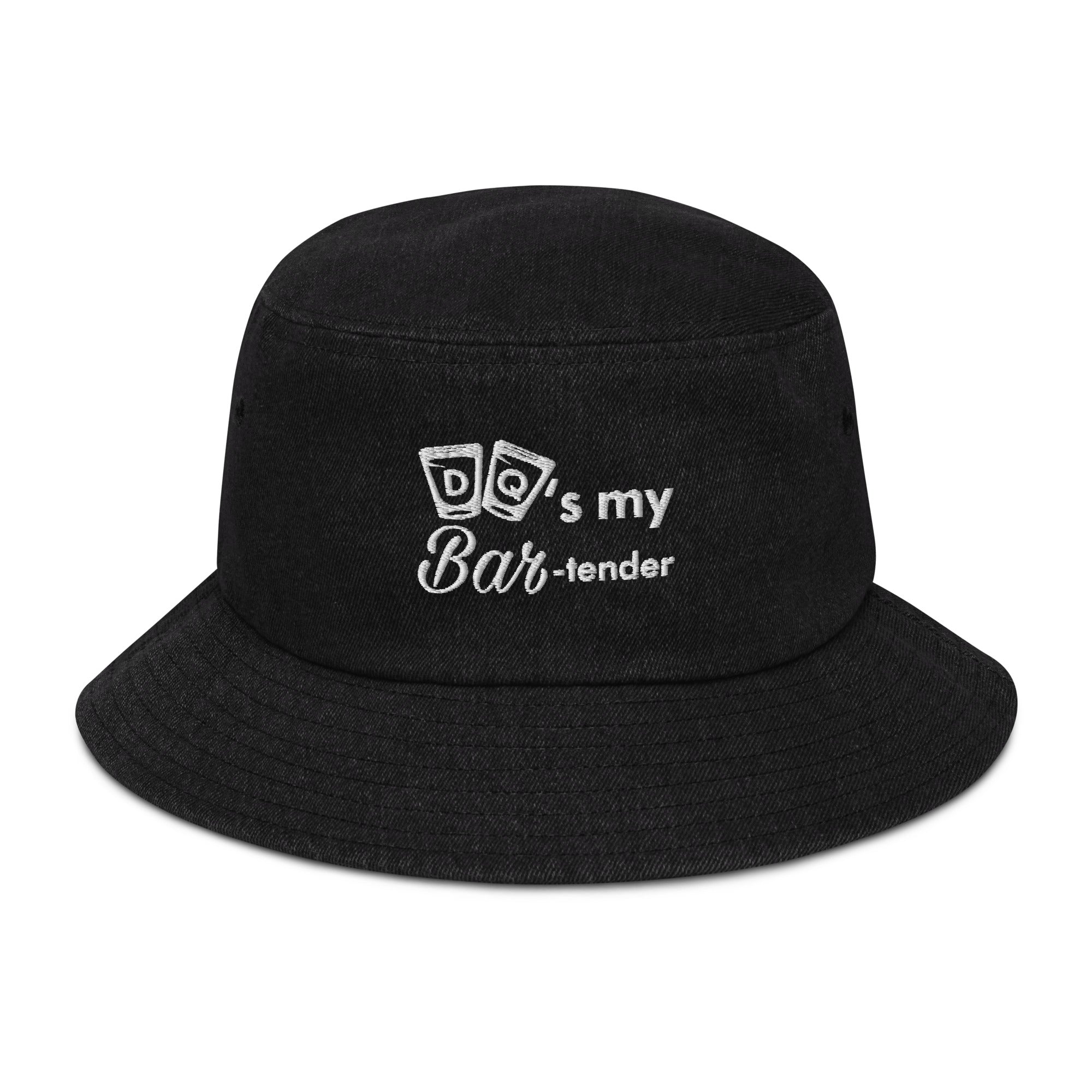 DQ's my Bartender Denim bucket hat