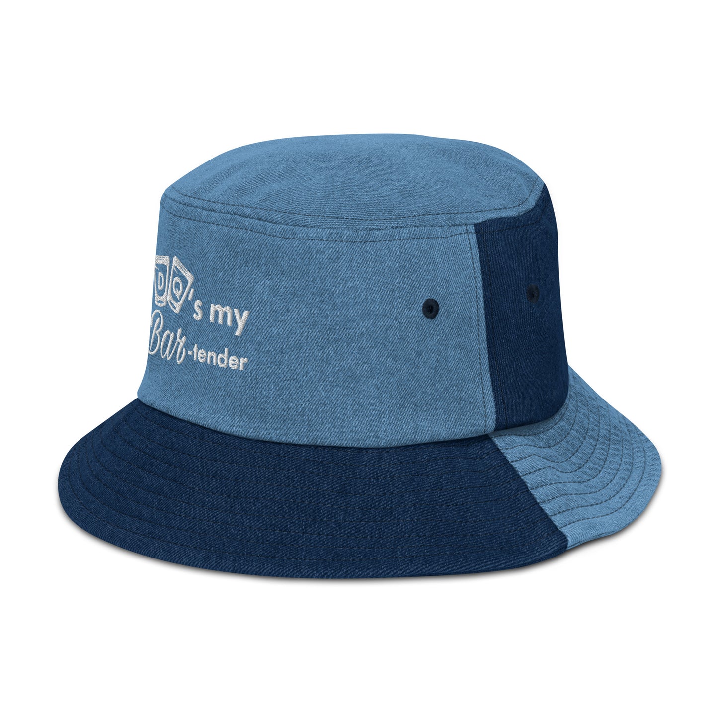 DQ's my Bartender Denim bucket hat