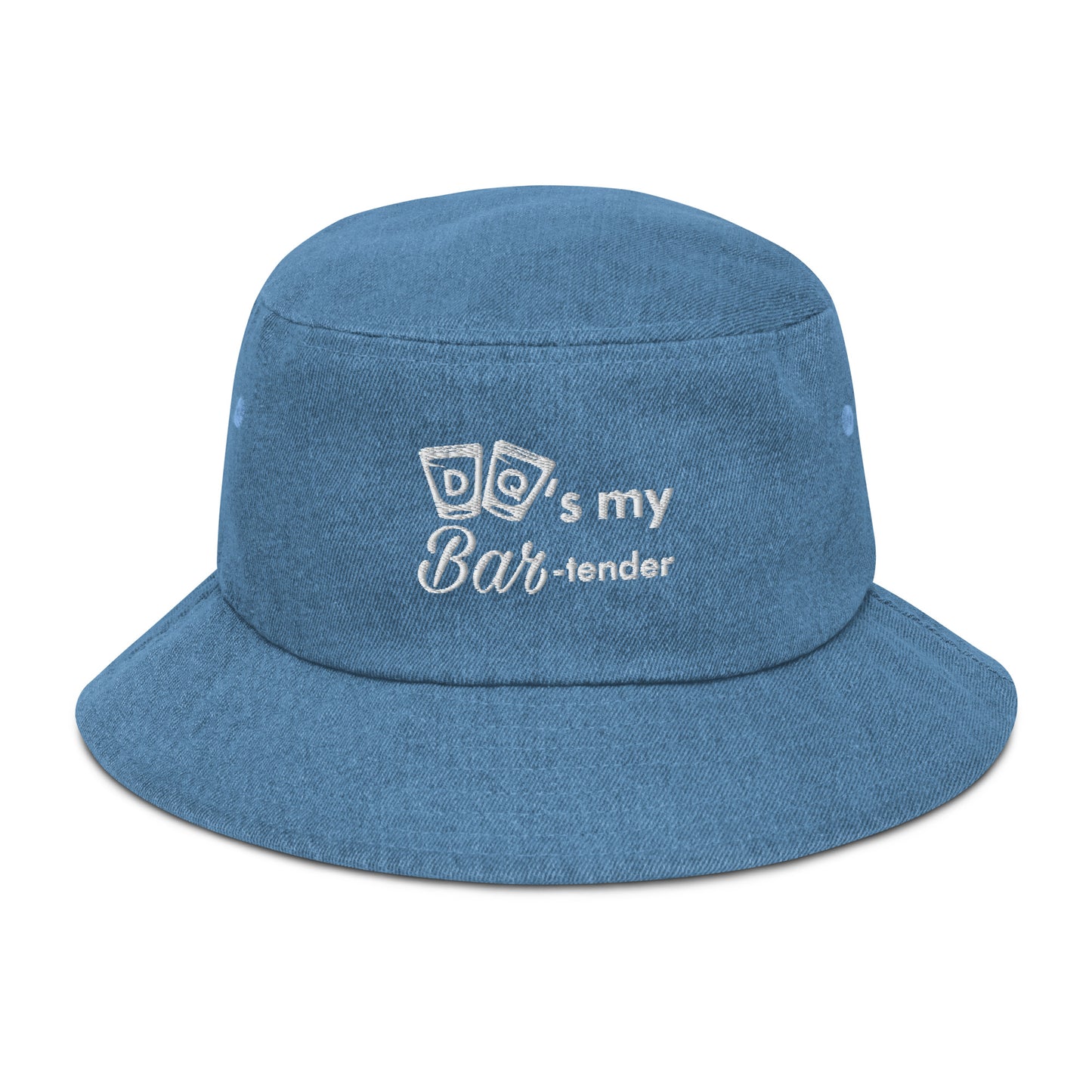 DQ's my Bartender Denim bucket hat