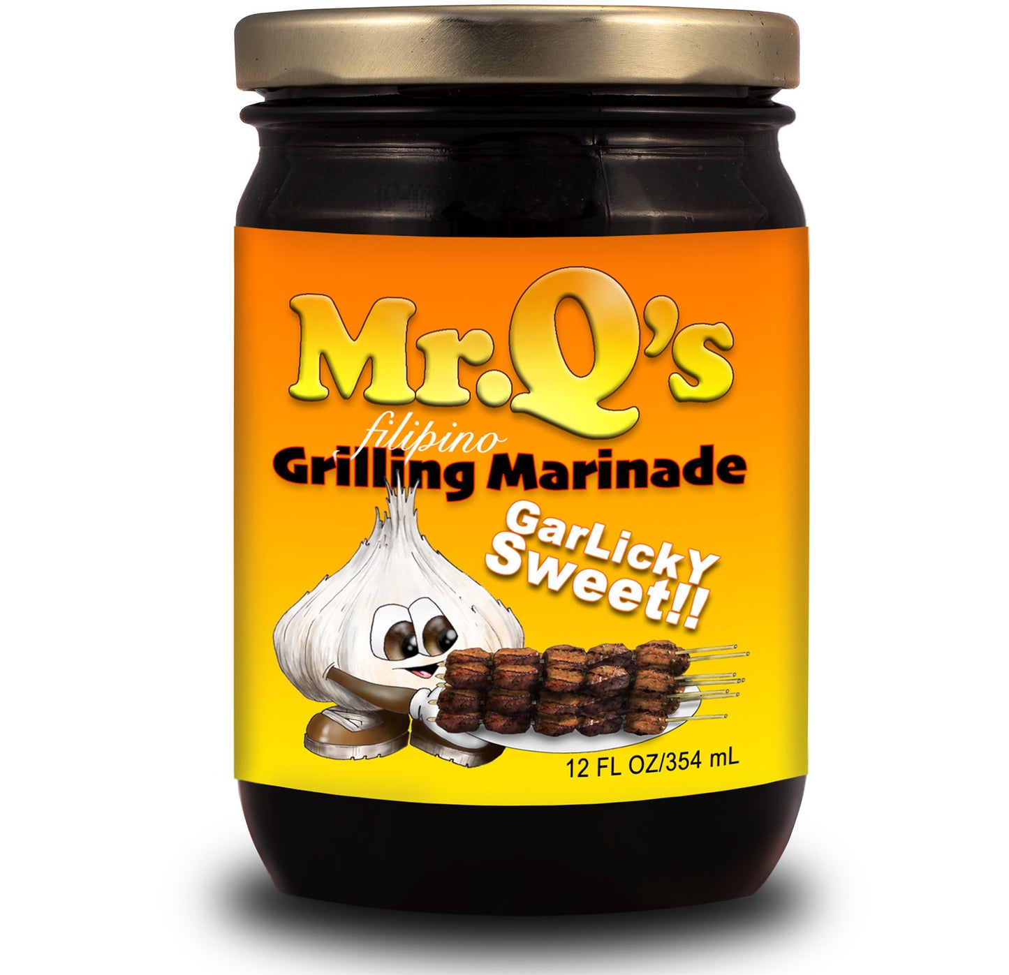 Mr. Q’s Bar-B-Cue Garlicky Sweet 12oz.