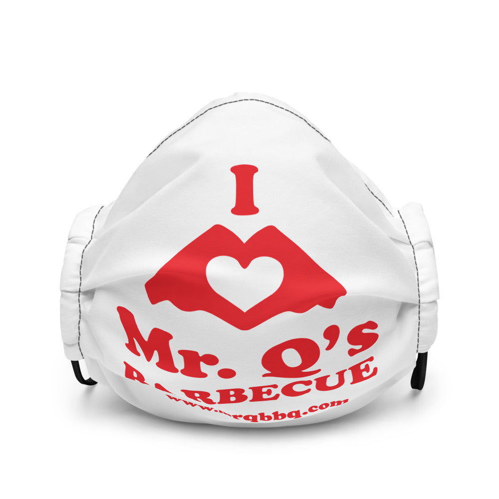 I <3 Mr. Q's face mask