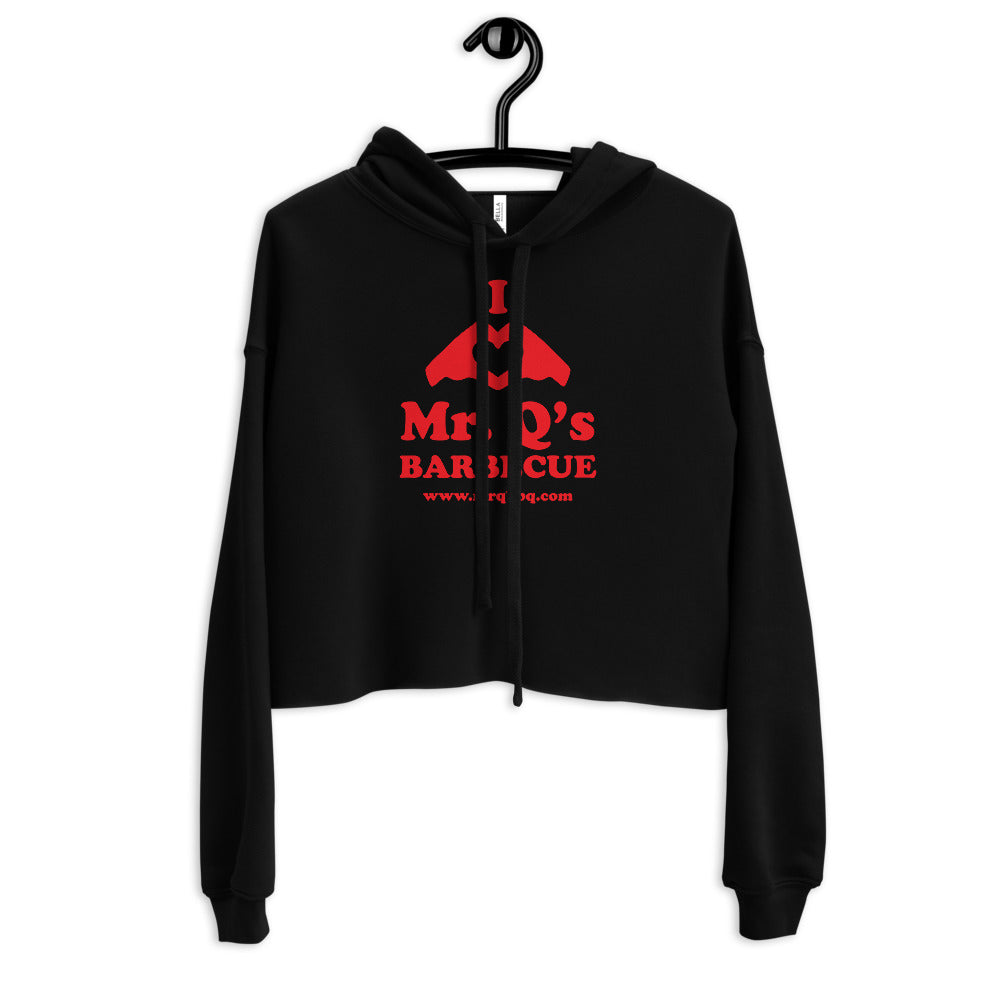 I <3 Mr. Q's Crop Hoodie