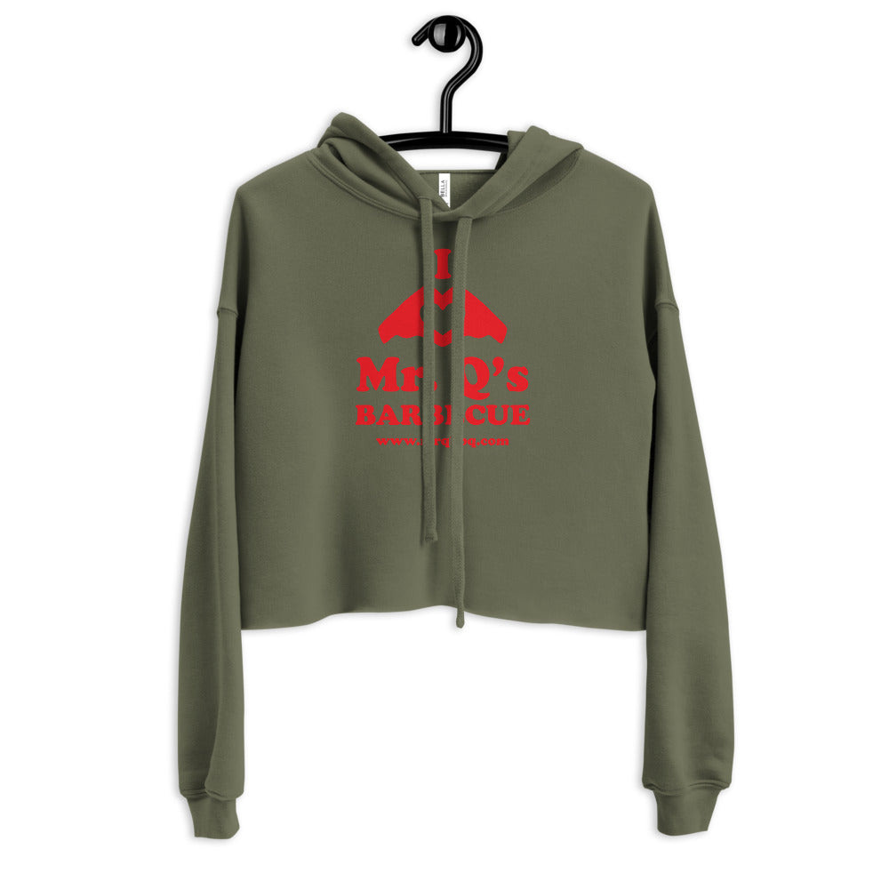 I <3 Mr. Q's Crop Hoodie