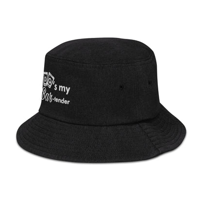 DQ's my Bartender Denim bucket hat