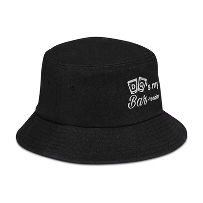 DQ's my Bartender Denim bucket hat
