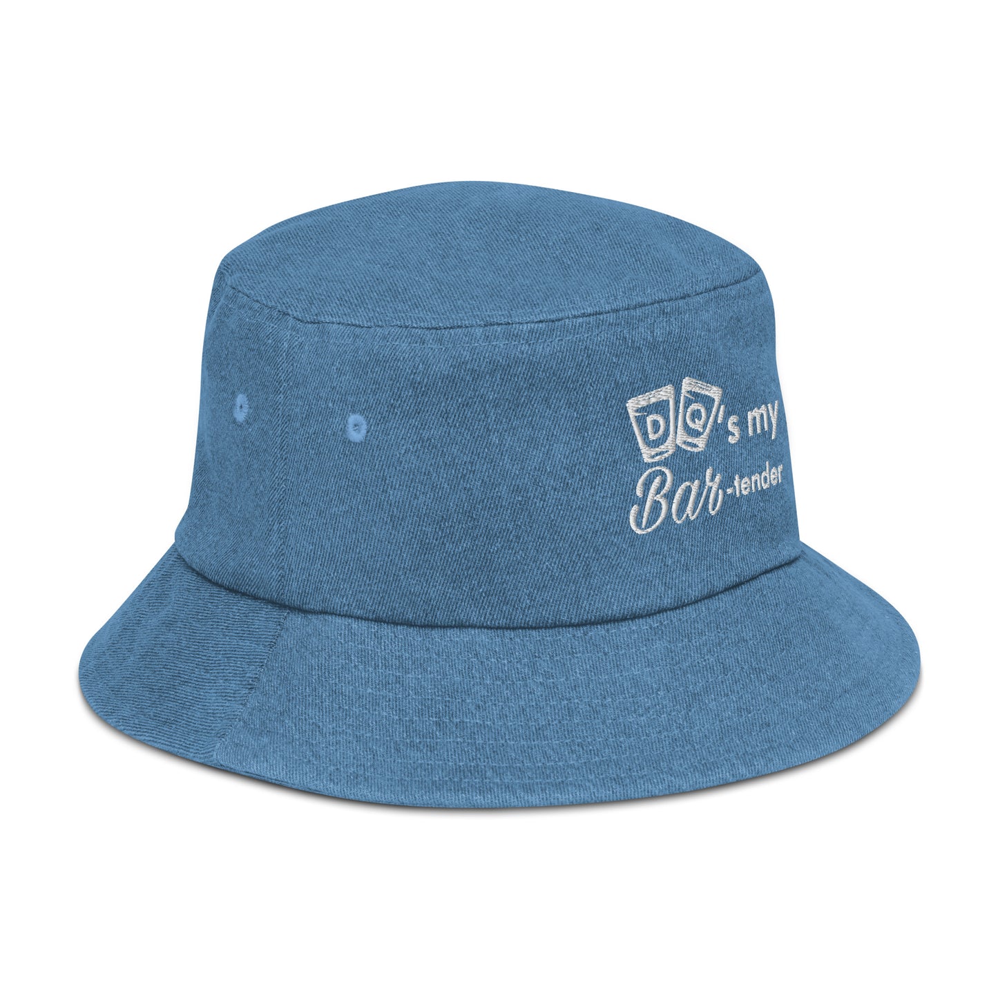 DQ's my Bartender Denim bucket hat