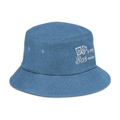 DQ's my Bartender Denim bucket hat
